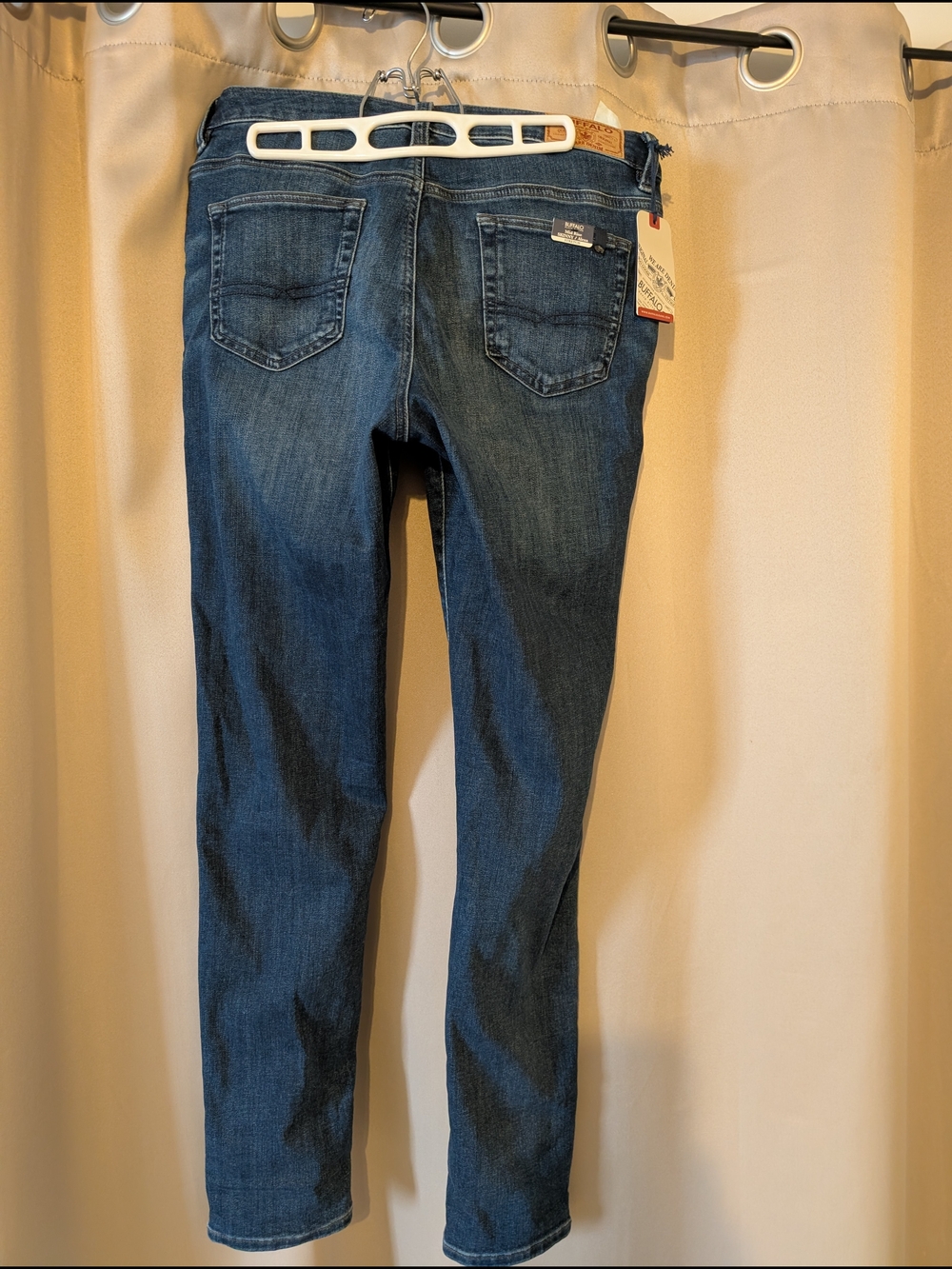 Buffalo David Bitton Women's Mid Rise Alexa Skinny Jeans - Medium Blue Wash